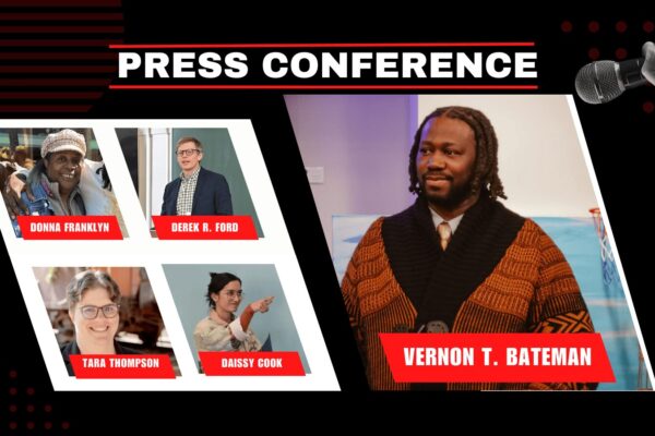 Press Conference on the Power of Art and Community: Exonerating Vernon Bateman